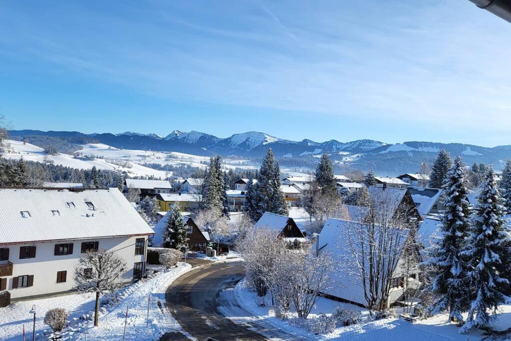 Ferienwohnung Im Allgaeu Mit Bergsicht Oberreute Exterior foto